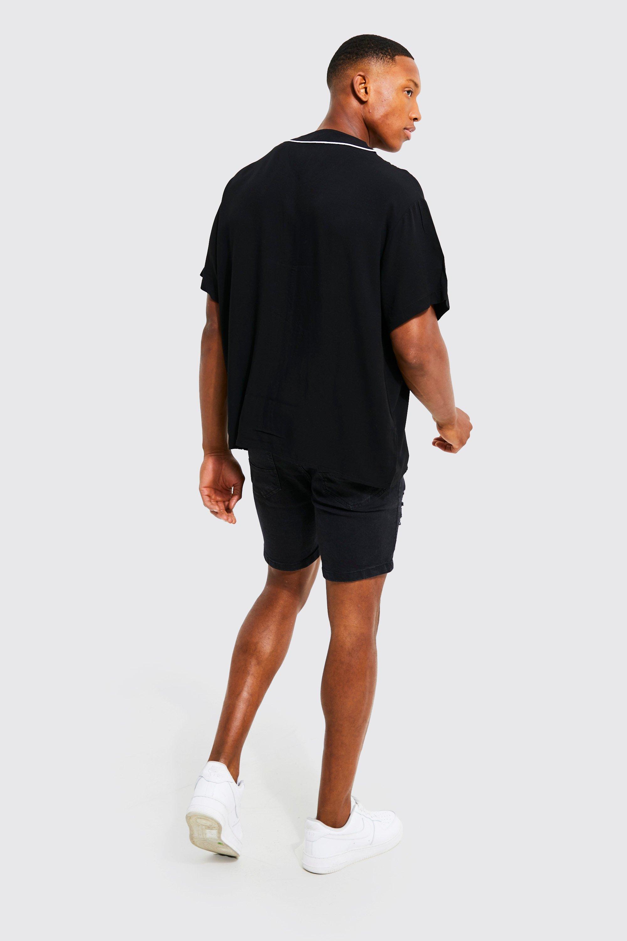 Mens skinny sale gym shorts